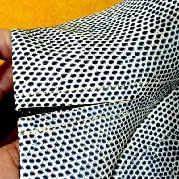 Alexander Wang Black & White Snakeskin Print Open-Toe Wedge Booties Size 36.5 - Picture 10 of 11